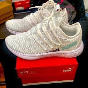 Puma White Athletic Shoes